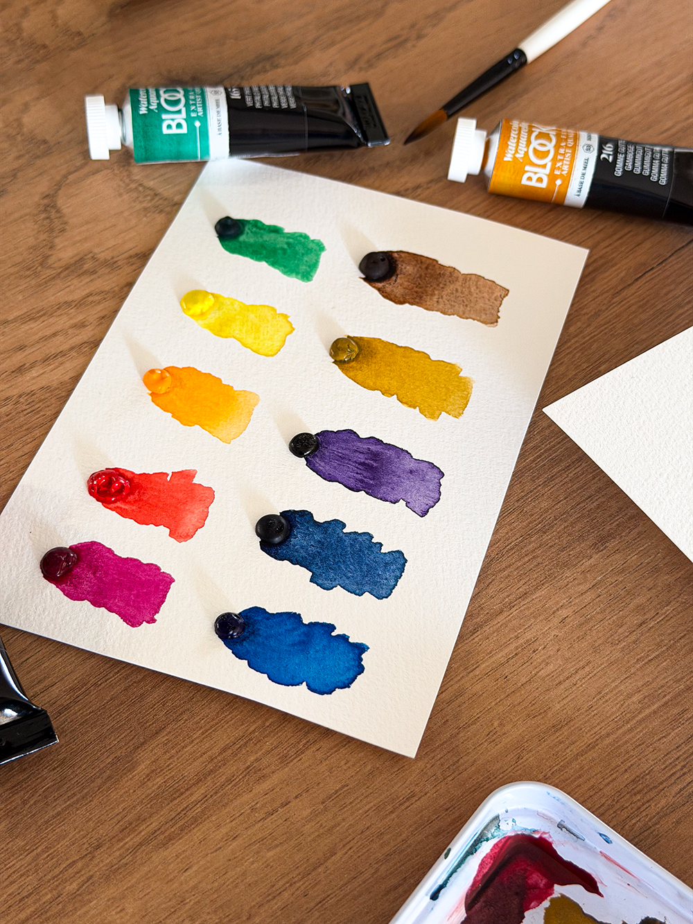 Atelier aquarelle du 21 novembre