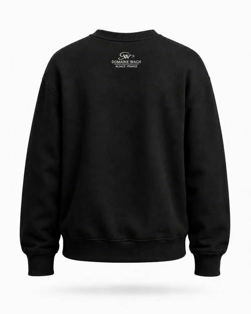 Sweat Shirt Noir - In Riesling We Trust