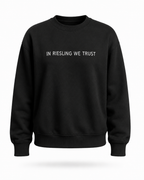 Sweat Shirt Noir - In Riesling We Trust