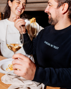 Sweat Shirt Noir - In Riesling We Trust