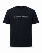 T-shirt Noir - In Riesling We Trust