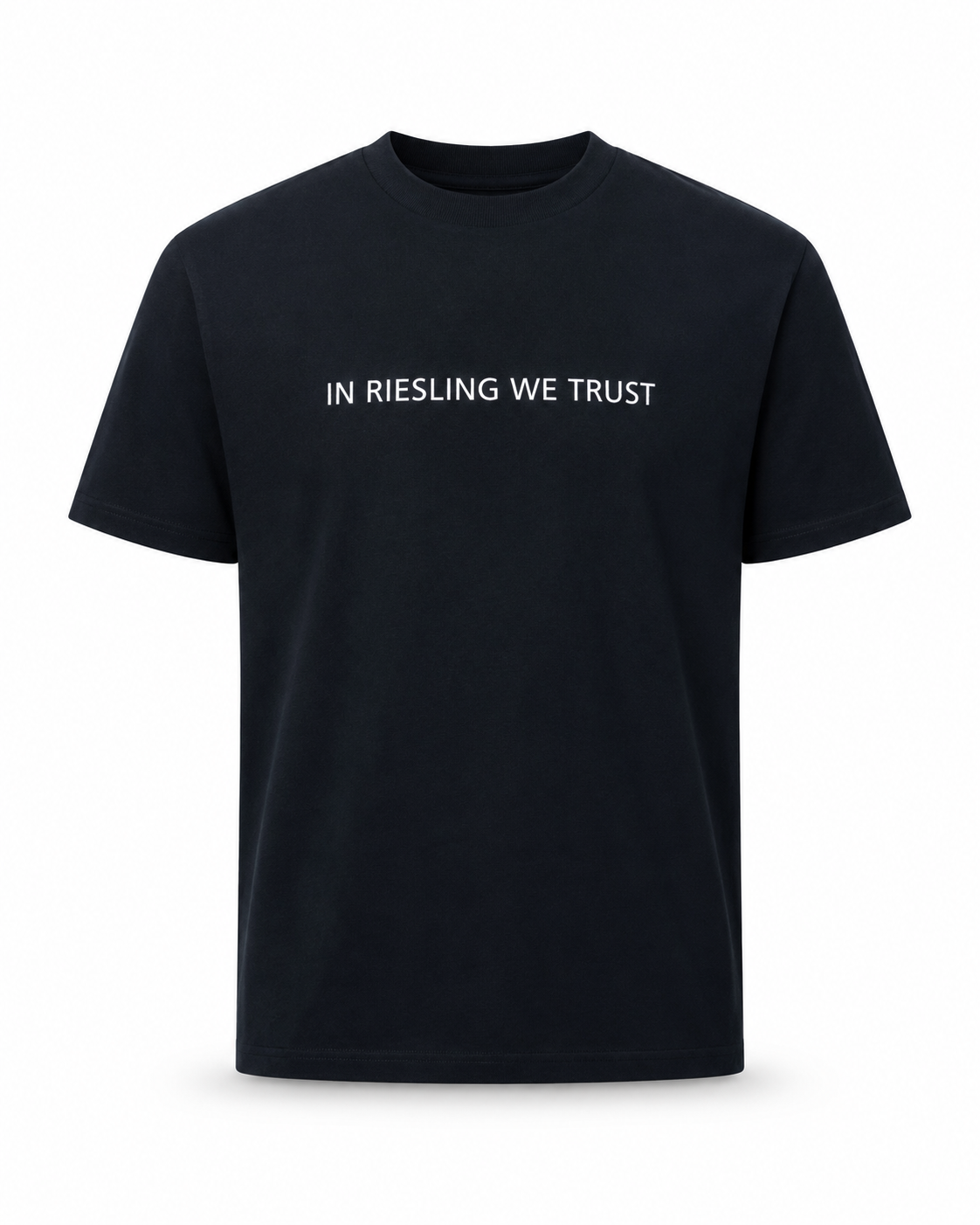 T-shirt Noir - In Riesling We Trust