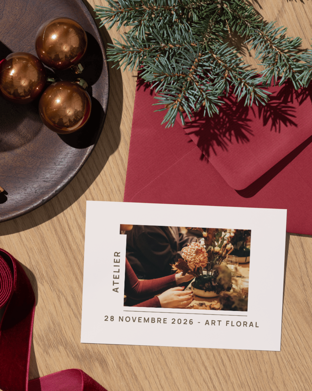 Atelier art floral du 28 novembre