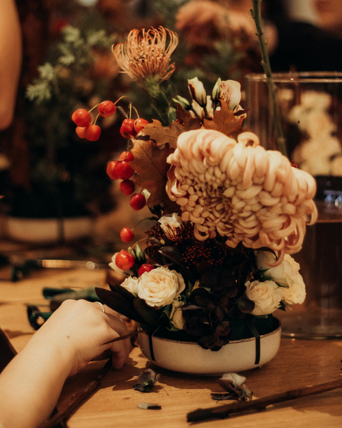 Atelier art floral du 28 novembre