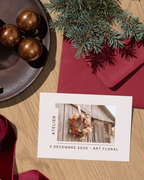 Atelier art floral du jeudi 3 décembre